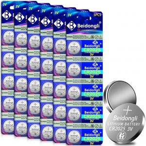 CR2025 Lot de 30 Piles Bouton au Lithium CR2025 3 V - Neuf