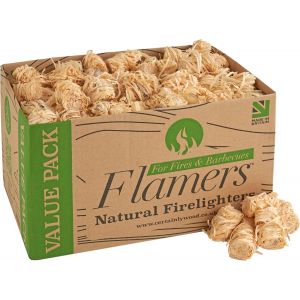 Ulteronixshop-Lot de 200 Allume-feu naturels pour po&ecirc;le &agrave; Bois, Barbecue, Four &agrave; Pizza, chemin&eacute;e, Barbecue, Allume-feu &iquest; Allume-feu pour Bois s&eacute;ch&eacute; au Four, briquette de Charbon - Neuf