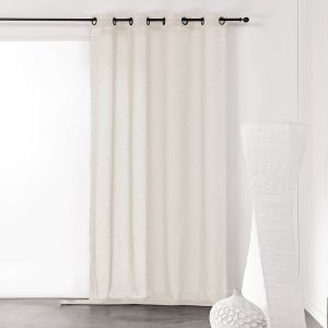 Voilage Uni Et Tamisant En Poly/Lin - Neuf