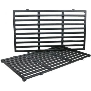 Ulteronixshop-7637 Grilles de Cuisson 44,5 x 26cm pour barbecues &agrave; gaz Weber Spirit E-210, E-220, S-210, S-220 Series&iquest;2013-2017, avec bouton de br&ucirc;leur avant&iquest; - Neuf