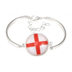 Bracelet En Alliage Pour Femme, Motif Drapeau National, Cadeau (Drapeau De L'angleterre) - Neuf