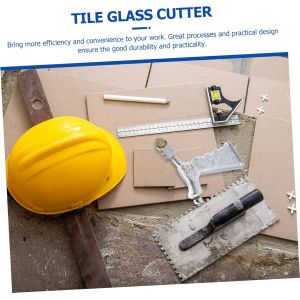 1 Pc Tenant le Verre Couteau allemand, Outils Multifonctions Outil de Coupe-Verre en Main des Outils de Coupe Coupe-Verre en Rouleau en Céramique Design Ouvreur de Lubrifiant pour le Verre - Neuf