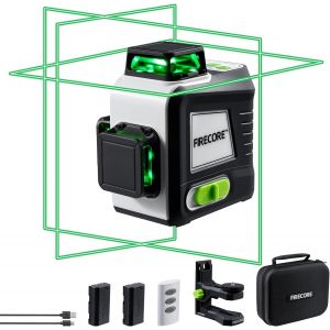 ChenQuanSarl-G50 Niveau Laser Vert 3 × 360°, Niveau Bricolage Auto-Nivelant Avec Support Magnétique, Laser En Croix Avec Batterie Au Lithium Et Sac En Tissu Portable - Neuf