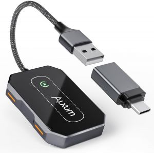 Carplay Adaptateur Sans Fil Pour Iphone,Carplay Wireless Adapter Dongle Convertit Rapidement Et Sans D&eacute;lai Le Filaire Au Sans Fil,Car Play Wireless Adapter For Iphone Ios 10+ - Neuf