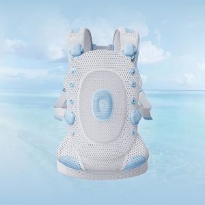 Ps3d-Pusebc02 Porteur Ergonomique Pour Dos D'Enfant En Mousse Bleu Nuage Et Mer, Avec Support 3d Et Si&egrave;ges Sur La Taille, Sur La Cuisse Et Sur La Cuisse.Porteur Multifonctionnel Kangaroo &Eacute;quip&eacute; D'Un - Neuf