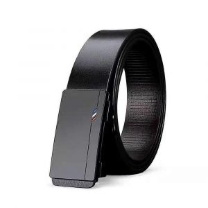 Ceinture Homme Ceinture Automatique Toothless Cuir Homme Ceinture Invisible Ceinture Queue Longueur 125cm - Neuf