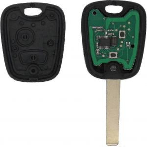 Clé complète avec électronique à programmer PLIP Peugeot 107 207 307 407 106 206 306 406 Citroën-Good - Neuf
