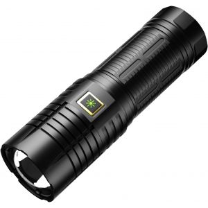 Lampe Torche Led Ultra Puissante 40000 Lumens, Lampes De Poche Rechargeables Par Usb Avec Batterie De 6000 Mah, &Eacute;tanche Ipx67, 5 Modes D'&Eacute;clairage Pour Le Camping, La Randonn&eacute;e, Les Urgences - Neuf