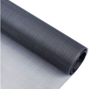 Maa-Pazaka Moustiquaire Fenêtre 120 X 250 Cm, En Fibre De Verre, Résistant Aux Déchirures Et Aux Uv (1.2m, Noir) - Neuf