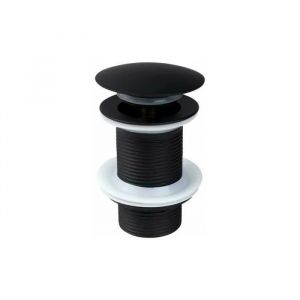 Bonde Lavabo Pop-Up Noire, Sans Trop-Plein, Universelle, Vidage Automatique pour Vasque - Neuf