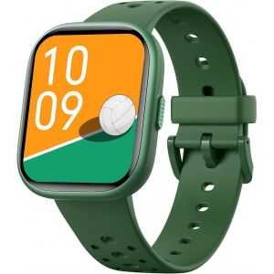 Montre intelligente pour gar&ccedil;ons,Montre tracker de fitness &eacute;tanche pour enfants avec 1,83 "",Moniteur de fr&eacute;quence cardiaque,Jeux de puzzle avec application,Cadeaux pour adolescents 6+,Vert - Neuf