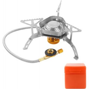 Eryi-Rechaud Gaz Bivouac Réchaud Camping Réchaud De Camping À Gaz 3500w Gaz Camping Rechaud Camping Accessoires Pour Pique-Nique En Plein Air Randonnée - Neuf