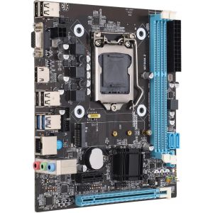 ChenQuanSarl-H81 Gaming Motherboard, Lga 1150 Micro Atx Pc Motherboard, Dual Channel Ddr3 M.2 Nvme Ngff Pcie Slot Support For Core I3 I5 I7 For E3 V3 For Celeron G Series - Neuf