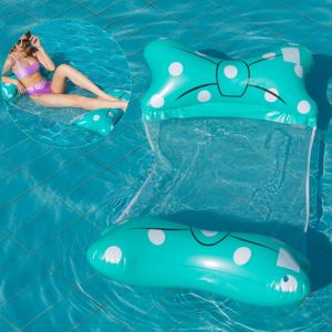 Hamac Flottant, 4-En-1 Hamac Gonflable Piscine Hamac D'eau Gonflable, Hamac Pour Piscine, Hamac D'eau Gonflable, Piscine Lit Flottant Chaise Longue Gonflable Hamac Pour F&ecirc;te, Piscine - Neuf