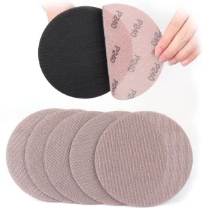 Treillis Feuilles Abrasive 150mm,30 Pièces Papier a Poncer 240 Grains Abrasives Papier pour Ponceuses pour cloisons sèches - Neuf
