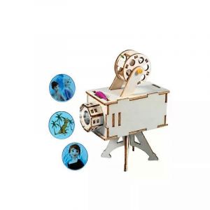 Diy En Bois Science Projet Maquette Kit Expérience Science Jouet Jouets D'apprentissage Précoce Pour Enfants Cadeaux Projecteur D'anniversaire - Neuf