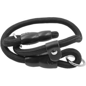 Chenquansarl-Collier De Dres Réglable En Nylon Anti-Traction, Avec Système Anti-Étouffement, Corde D'escalade De 10 Mm Pour Chiens De Petite, Moyenne Et Grande Taille, 50 Cm, Noir, Taille M - Neuf