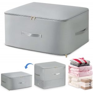 KALANKA-Organisateur d'Auto-Compression Ultra peu Encombrant,Organiseur auto-compressant ultra compact,sac de rangement,sac de rangement peu encombrant,pour couettes, vêtements, couvertures(L,52x42x3 - Neuf