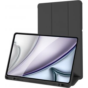 Coque Compatible Avec Samsung Galaxy Tab S6 Lite 10,4 Pouces 2024/2022/2020 Sm-P620N/P625N/P610/P613/P615/P619 Avec Porte-Stylet, &Eacute;tui Housse De Protection, Veille/R&eacute;veil Automatique (Noir) - Neuf