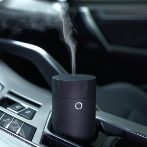 (Fil Noir) Diffuseur d'huiles essentielles pour voiture, humidificateur, aromathérapie, USB, mini, portable, pour voiture, maison, bureau, chambre à coucher - Neuf
