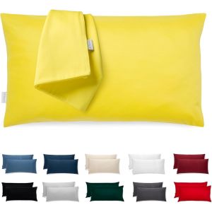 Cauc-Taie D'oreiller 40x60 Microfibre Premium Lot De 2 Housse Coussin Pour Coussins Canap&eacute;/Lit Tissu Super Doux Resistant Et Lavable Hypoallerg&eacute;nique Anti-Acariens Avec Fermeture &Eacute;clair Invisible - Neuf