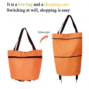 Sac &agrave; roulettes portable multifonction Oxford Folable Tote Bag Shopping Sacs d'&eacute;picerie r&eacute;utilisables Nouveau - Neuf