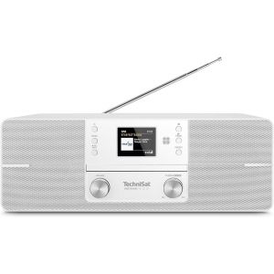CHECARZHN--NO1-Digitradio 371 Cd Bt - Radio Numérique Stéréo (Dab+, Fm, Lecteur Cd, Bluetooth, Écran Couleur, Usb, Aux, Pr Casque, Installation Compacte, Réveil, 10 Watts, Télécommande) Blanc - Neuf