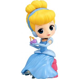 Sansh-Banpresto - Qposket - Disney Princesses - Cendrillon - Figurine De Collection Cendrillon 12cm - 85079 - Neuf