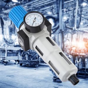 Compresseur pneumatique a debit d'air LFR-1/2-MIDI, filtre, regulateur de pression, lubrificateur - Neuf