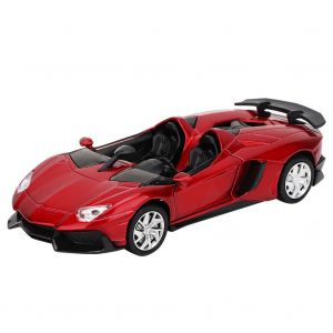 Voiture miniature portable 1:32 VB32303 pour Lamborghini Evanta, jouet pour enfants de plus de 3 ans, rouge - Neuf