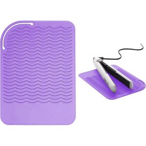 KAL-Tapis Résistant À La Chaleur En Silicone Pour Fer À Friser -Tampon De Coiffure De Salon - Neuf