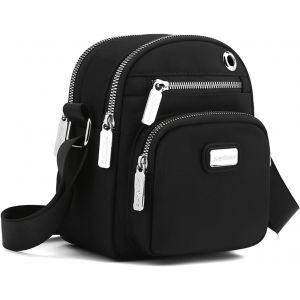 TIANYI-Sacs Bandoulière Femme, Sacoche Telephone Portable Femme, Pochette Bandoulière Femme, Sac à Bandoulière éTanche Avec Réglable Nylon Sac TéléPhone Portable Multifonctionnel Sac à Main. - Neuf