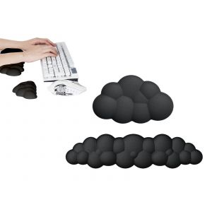 Repose-poignets Cloud pour clavier et souris - Noir - Neuf