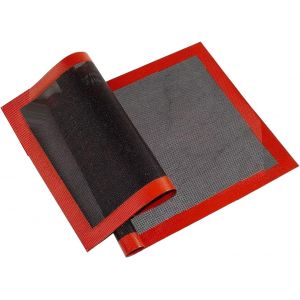 AYUHR-2 Pcs Perforé Silicone Fibre De Verre Tapis De Cuisson Biscuits Cuisson Pâtisserie Cuisson Pan Mat Four Liner Pad - Neuf