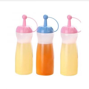 Lot De 3 Bouteilles En Plastique De 320 Ml Avec Couvercle À Vis, Idéales Pour Sirop, Ketchup, Barbecue, Condiments, Sauces, Loisirs Créatifs - Neuf