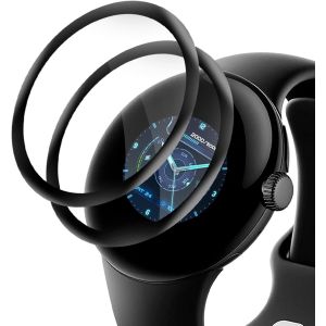 Kal-Lot De 2 Films De Protection D'écran En Verre Blindé Pour Google Pixel Watch 3 45 Mm, Film De Protection D'écran Transparent Pour Pixel Watch 3 45 Mm, Résistant Aux Chocs Et Haute Sensibilité - Neuf