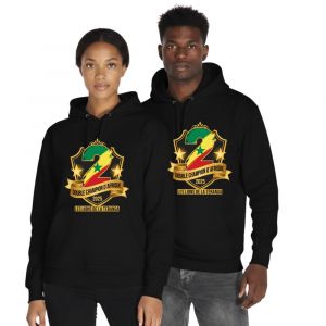 Sweat &Agrave; Capuche Homme Foot Inspir&eacute; S&eacute;n&eacute;gal : Double Champion D'afrique 2025 (Taille Xxl,Couleur Noir) - Neuf