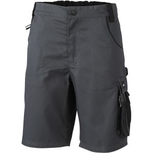 Bermuda De Travail Homme - Jn835 - Gris Carbone - Neuf