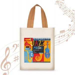 ERSHI-Sac fourre-tout avec note de musique - Sac à bandoulière pour femme - Grande capacité - En velours - Style décontracté - Pou[1 - Neuf