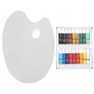 Ensemble de couleurs a l'huile en tube d'aluminium acrylique de 12 ml, pigments pour dessin, kit de peinture a la main a faire soi-meme (n¡ã 2) - Neuf