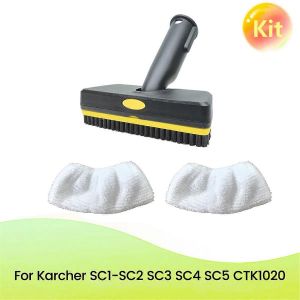Brosse à vapeur portable de remplacement avec kit de chiffon à vapeur pour nettoyeur vapeur SC1 SC2 SC3 SC4 SC5 CTK1020 Nettoyeur vapeur Pa - Neuf