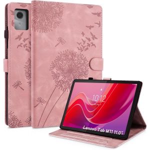 Coque Pour Lenovo Tab M11 Pissenlit Housse En Tablette Cuir Pu Protection Pour Lenovo Tab M11 Or Rose - Neuf