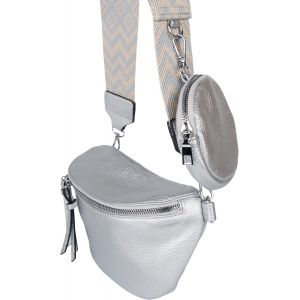 CAUC-Ensemble de sacs &agrave; bandouli&egrave;re pour femmes en demi-lune 2 pi&egrave;ces, bandouli&egrave;re avec motif losanges en zigzag 02012396 - Neuf