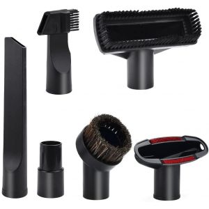 6 Pcs Accessoire Aspirateur Embout Aspirateur Brosse Aspirateur Universel Avec Adaptateur Aspirateur Embout Aspirateur Brosse En Pp Pour Nettoyage, Aspirateurs De Calibre 32 Mm Et [SSE7110044] - Neuf