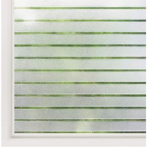 Film De Protection Pour Fenêtre - Film Autocollant En Verre Dépoli - Film Rayé Pour Le Bureau - Anti-Uv - 44,5 X 200 Cm - Neuf