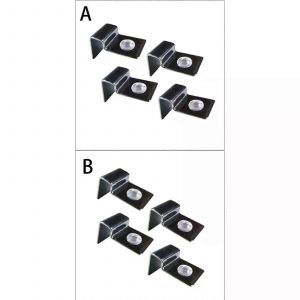 4 Pièces D'aquarium Supports D'aquarium Couvercle En Verre Clip Support Couvercle En Verre D'aquarium En Acier Inoxydable Support De Couvercle - Neuf
