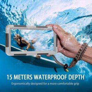 Shellbox Pochette Étanche Smartphone Ipx8 Pochette Téléphone Étanche,Housse Étanche Smartphone Compatible Pour Iphone 16 16 Pro 15 14 13 16 Pro Max Samsung S23 S22 Xiaomi 13 12 Redmi Note 12 11 Pro - Neuf