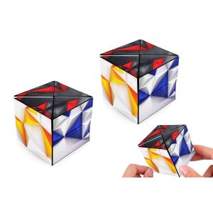 Lot de 4 cubes infinis anti-stress pour soulager le stress et favoriser la concentration en cas d'autisme, de TDAH et d'anxi&eacute;t&eacute;. - Neuf