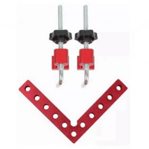 XYONG Ensemble de 3 pinces a angle droit de 12 cm en alliage d'aluminium, equerres de positionnement a 90 degres, pinces d'angle pour armoire de menuiserie - Neuf