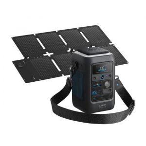 KIT Batterie Anker SOLIX C300X DC avec Panneau Solaire 60W, Station portable 300W - Neuf